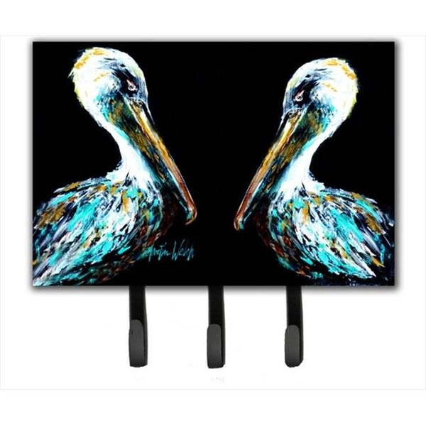 Carolines Treasures Carolines Treasures MW1164TH68 Dressed In Black Pelican Leash Or Key Holder MW1164TH68 - main